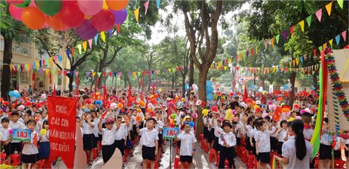 Trường TH Sài Đồng chào đón năm học mới 2018 - 2019